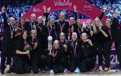 Silver Ferns on Instagram: "Your 2019 Vitality Netball World Cup champions! 📷@mbphotonz" Silver Ferns Netball, World Cup Champions, Wall Pics, Silver Fern, Netball, 2025 Vision, Ball Exercises, World Cup, New Zealand