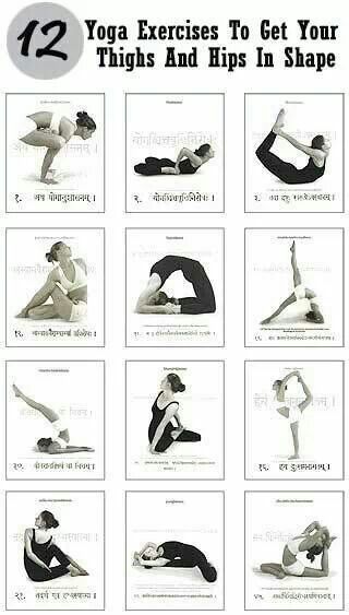 Some of these are a bit too advanced for me, but I really want to get my hips more flexible Latihan Yoga, Probiotic Foods, Yoga Posen, Yoga Moves, Cool Yoga Poses, Yoga Exercises, Pose Yoga, Thigh Exercises, Formda Kal