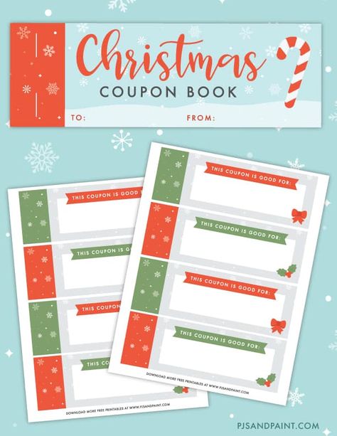 Christmas Coupon Book For Kids, Editable Christmas Coupons Free Printable, Kids Christmas Coupon Book, Christmas Gift Coupons Free Printable, Blank Coupons Printable Free, Christmas Coupons Printable, Coupon Book For Friend, Printable Coupons Template, Homemade Coupon Book