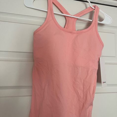 Ebb To Street Tank Top Size 4, Nwt Lululemon Clothes, Lululemon Ebb To Street Tank, Ebb To Street Tank, Anna Claire, Lululemon Ebb To Street, Open Back Tank Top, Lululemon Pink, Lululemon Align Tank, Open Back Tank