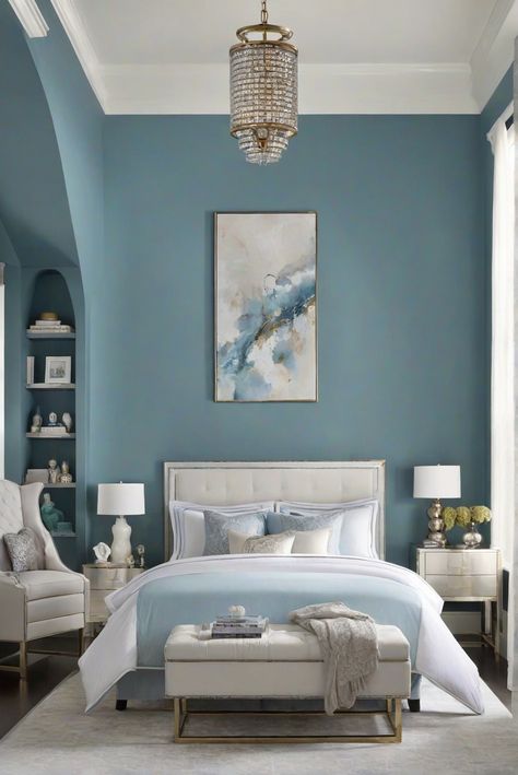 home decorating, home interior design, interior bedroom design, living room interior Trendy Paint Colors, Paint Guide, Red Cabinets, Current Design Trends, Colors Matching, Trendy Bedroom, Modern Bedroom Design, Bedroom Paint, White Accents