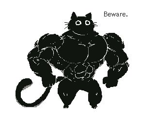 Artist: @Kekeflipnote(Twitter) Buff Cat, Black Cat Drawing, Cat Attack, Sun And Moon Drawings, Goth Wallpaper, Doodle Design, Cat Doodle, Doodle Art Drawing, Black Cat Art