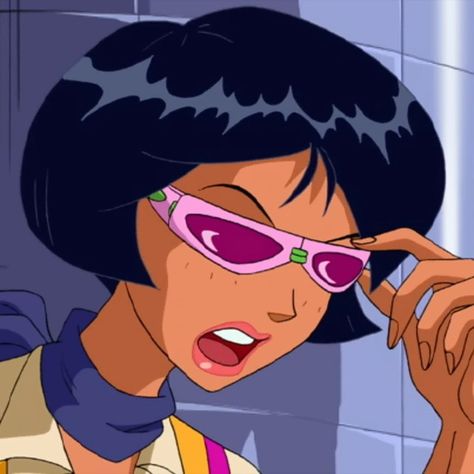 Totally Spies Alex Icon, Alex Totally Spies, Cartoon Pfp, Tv Icon, Totally Spies, Cartoon Profile Pictures, Everything And Nothing, Black Cartoon, Profile Pics