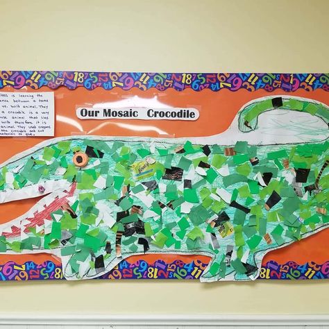 Wild Animal Theme Preschool Art, Wild Animal Preschool Theme, Crocodile Art Preschool, Wild Animals Kindergarten Activities, Preschool Wild Animals Theme Activities, Crocodile Activities For Preschool, Crocodile Craft Preschool, Wild Animal Crafts For Preschoolers, Wild Animals Activities Preschool