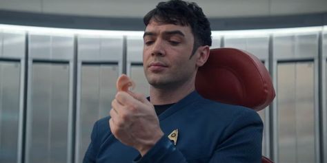 Ethan Peck "Heartbroken" To Say Goodbye To Human Spock After Star Trek: Strange New Worlds Season 2 Ethan Peck, Star Trek Strange New Worlds, Leonard Nimoy Spock, Strange New Worlds, Rebecca Romijn, Human Version, Leonard Nimoy, Spock, To Say Goodbye