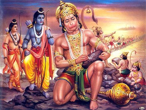 Rama's Bridge: Where Modern Science And Ancient Myths Collide Hanuman Chalisa In English, Ram Setu, Hanuman Jayanthi, Rama Image, Hanuman Hd Wallpaper, Black Magic Removal, Sri Rama, Hanuman Chalisa, Bhakti Yoga