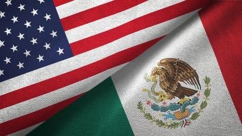 Mexican American Flag, Living In Mexico, Mexico Flag, South Of The Border, United States Flag, New Mexican, Mexican American, Flag Background, Us Flag