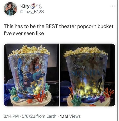 #popcorn #thelittlemermaid Fish Popcorn, Disney World Popcorn Recipe, Popcorn Bucket Disney, Disneyland Popcorn Bucket, Disney World Popcorn Buckets, Tokyo Disneyland Popcorn Buckets, Disney Popcorn Bucket, Popcorn Bucket, Popcorn