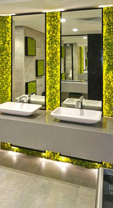 Spa Restroom Ideas, Cafe Washroom, Toilette Design, Modern Small Bathrooms, Luxury Master Bathrooms, Restroom Design, Nightclub Design, Washbasin Design, Washroom Design