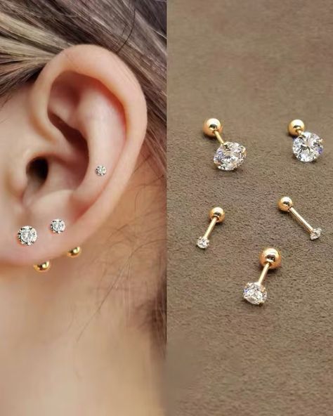 Top On Sale Product Recommendations!;1piece 20G Bar Stainless steel Screw Piercing Zircon Ear Tiny Stud for Women Men Tragus Cartilage Standard Lobe Daith Earring;Original price: PKR 326.33;Now price: PKR 326.33;Click&Buy: https://s.click.aliexpress.com/e/_EIXmaOH Daith Piercing Jewelry, Lobe Piercing, Daith Piercing, Tiny Studs, Studs Earrings, Tragus, Ear Studs, Piercing Jewelry, Jewelry Earrings Studs