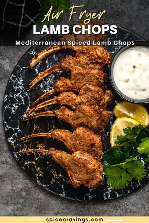 Air Fryer Lamb Chops, Grilled Lamb Recipes, Air Fryer Lamb, Lamb Loin Chop Recipes, Lamb Rack Recipe, Thanksgiving Healthy, Easy Lamb Recipes, Ground Lamb Recipes, Lamb Chops Recipe