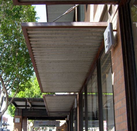 Metal Pergola Steel, Warehouse Living, Metal Awning, Metal Pergola, Wooden Pergola, Window Awnings, Metal Canopy, Corrugated Metal, Pergola Kits