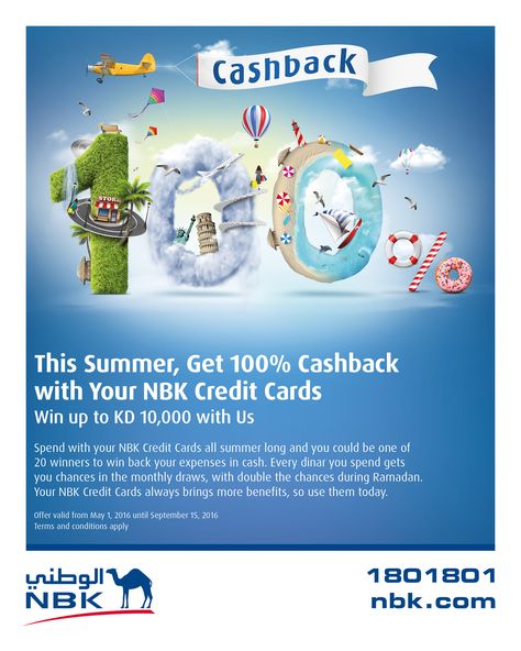 NBK - Summer Cashback on Behance Cashback Design, Banks Ads, Publicidad Creativa, Education Humor, 3dprinting Design, Social Media Design Inspiration, Social Media Design Graphics, Graphic Design Advertising, Creative Posters