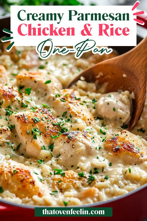 Easy Yummy Dinners For Two, Lean Supper Ideas, Chicken And Rice With Cream Cheese, Recipes Served Over Rice, Cheap Meals For 3 People, Cast Iron Pan Meals, Parmesan Crusted Chicken Casserole, Easy Healthier Meals, Creamy Chicken Over Rice Recipes