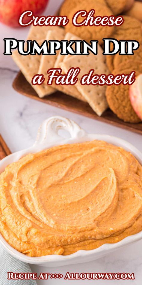 Apple Cinnamon Oatmeal Muffins, Pumpkin Cream Cheese Dip, Pumpkin Fluff Dip, Pumpkin Dip Recipe, Pumpkin Pie Dip, Autumn Recipes Vegetarian, Pumpkin Eater, Pumpkin Dip, Pumpkin Ice Cream