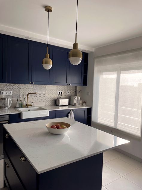 Blue Kitchens, Royal Blue, Home Remodeling, Blue