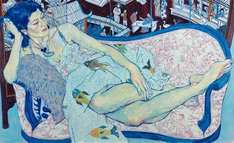 Hope Gangloff, Arte Grunge, Graphisches Design, Colossal Art, Expressionist Painting, Arte Inspo, Art Et Illustration, Art And Illustration, Woman Painting