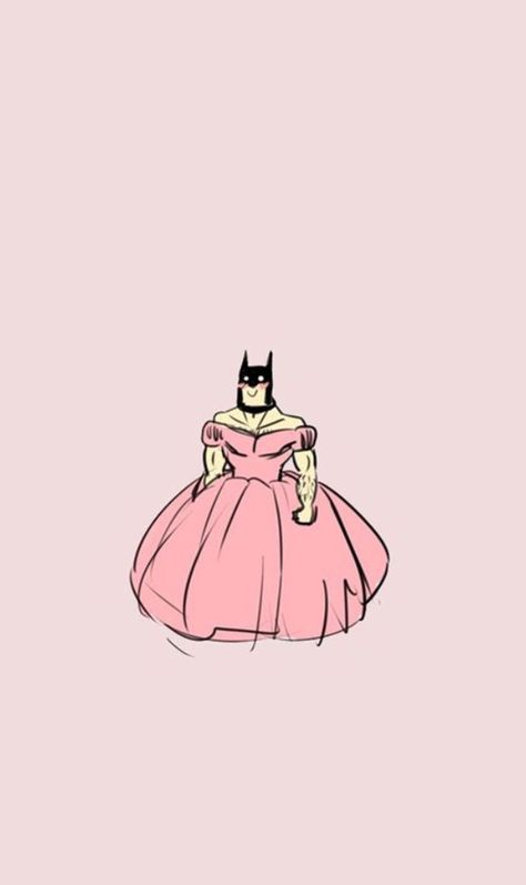 Funny Pink Wallpaper, Pink Batman Wallpaper, Pink Characters, Funny Wallpaper, Cool Wallpapers Art, Wallpapers Iphone, Homescreen Wallpaper, Cute Doodles, Wallpaper Iphone Cute