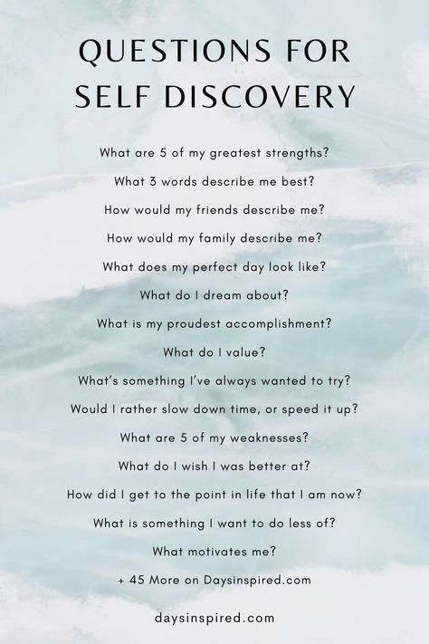 Self Help Journal Questions, Healing Questions To Ask Yourself, Learning Yourself Questions, Self Asking Questions, Questions To Help Find Yourself, Questioning Self Worth Quotes, 25 Questions To Know Yourself, Self Finding Questions, How To Know More About Yourself