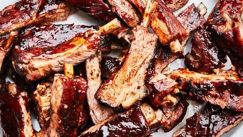 Chinese Five-Spice Pork Ribs Recipe | Bon Appetit Inexpensive Dinners, Chinese Five Spice Powder, Chinese 5 Spice, 5 Spice, Pork Rib Recipes, Five Spice, Barbecue Ribs, Five Spice Powder, Superbowl Snacks