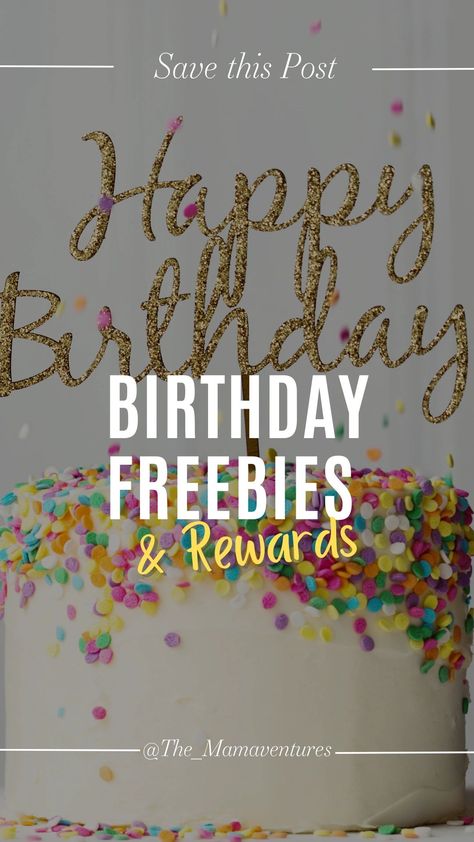 Birthday Rewards & Freebies Birthday Rewards Free, Birthday Freebies 2024, Your Birthday Month, Birthday Rewards, Birthday Freebies, It's Your Birthday, Birthday Month, Useful Life Hacks, Life Is Good