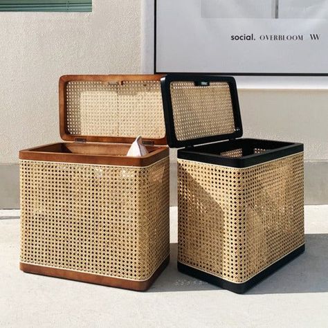 Description: Crafted with quality solid wood, this premium quality rattan box offers a stylish and functional solution for organising your space. Enhance your home decor while decluttering your belongings with this durable and elegant storage box. Upgrade your storage and organisation game with this must-have item. Specifications: Style: Minimalist Modern Material: Solid Wood Frame & Natural Rattan Weaving Folded: No Size: Approx 50*28*45 cm Cane Boxes, Storage Rattan, Cane Decor, Wooden Handicrafts, Glass Front Cabinets, Modular Storage, Drawer Dividers, Amritsar, Under Cabinet Lighting