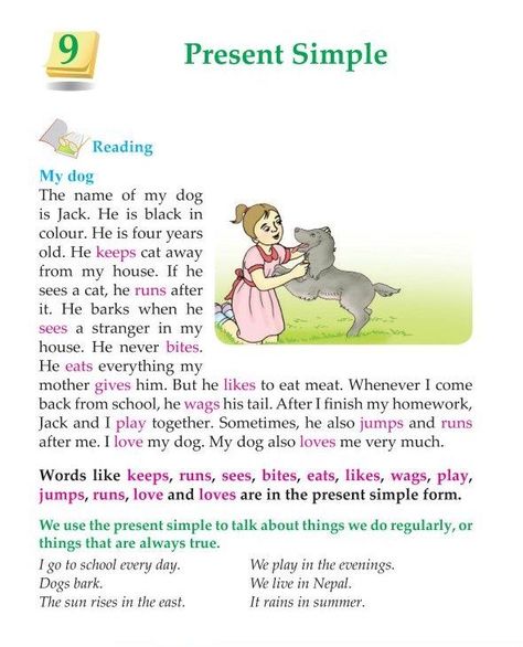 3rd Grade Grammar, Presente Simple, Reading Comprehension For Kids, English Stories For Kids, Reading Comprehension Lessons, Grammar For Kids, Simple Present, Teaching English Grammar, Learning English For Kids