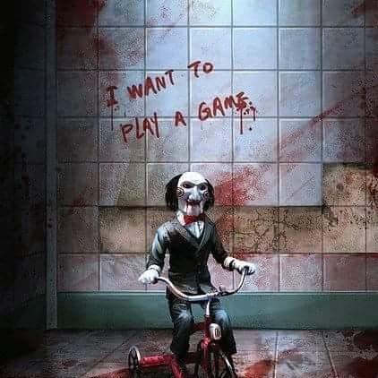 Saw Movies, Game Poster, Play A Game, Creepy Clown, I'm Busy, Awesome Designs, More Money, For Today, Wallpaper Iphone