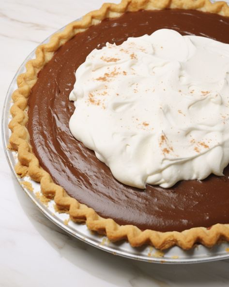 Old Fashion Cream Pie, Old Fashioned Chocolate Cream Pie, Hoosier Sugar Cream Pie, Choc Pie Recipe, Choc Cream Pie Recipe, Chocolate Cream Pie Easy, Red Lobster Shrimp Scampi, Old Fashioned Chocolate Pie, Red Lobster Shrimp