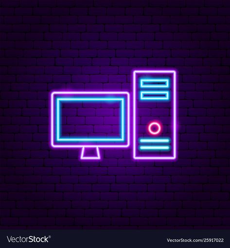 Outdoor Neon Sign, Pc Icon, Music Neon Sign, Pc Logo, Music Neon, Social Media Icons Vector, Snapchat Logo, Tumblr Drawings, Neon Wall Art