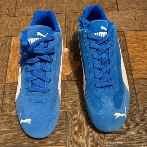 Puma Speedcat Item Is Brand New And Has Never Been Worn Or Used Item Does Not Come With Original Box No Scratches, Scuffs Or Snags Size 9 Color Blue Retro New Balance, Puma Speedcat, New Balance 2002r, Shoes Puma, Shoes Blue, Puma Shoes, Pumas Shoes, Jordan 1 Retro, Adidas Samba