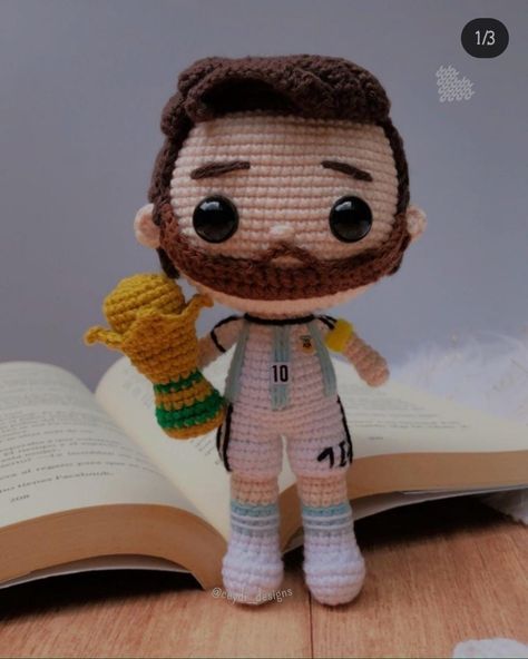 Messi Amigurumi, Leonel Messi, Amigurumi Crochet, Ecuador, Amigurumi, Crochet, Instagram, Argentina