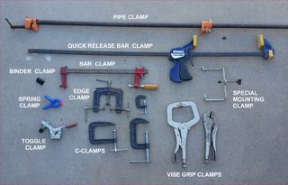 I while ago I was reading an article in a woodworking magazine that got me started thinking about clamps. What is a clamp, really? If you're talking about sheets of... Woodworking Clamps, Woodworking Toys, Woodworking For Kids, Woodworking Joints, Woodworking Magazine, Learn Woodworking, Popular Woodworking, Woodworking Jigs, Woodworking Videos