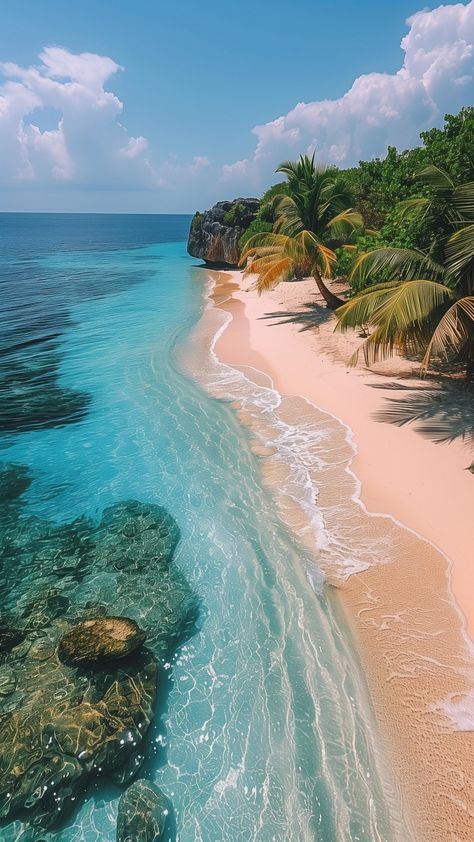 Beach Screensaver, Beach Phone Wallpaper, Seychelles Beach, Summer Beach Wallpaper, Pretty Beach, Tropical Beaches, Pretty Landscapes, Dream Beach, Beach Wallpaper