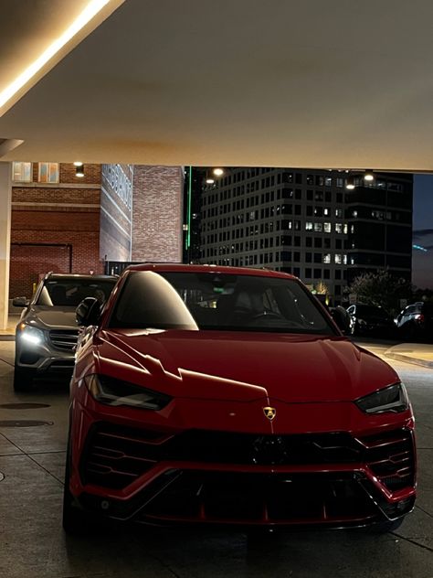 Lambo Truck Aesthetic, Red Cars Luxury, Red Lamborghini Aesthetic, Red Cars Aesthetic, Red Luxury Aesthetic, Red Lamborghini Urus, Wine Red Car, Cherry Red Car, Lamborghini Urus Aesthetic