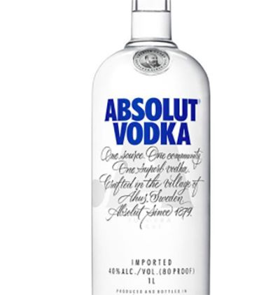 Absolut may be one of the most recognized brands of vodka in the world. The primary blue name in a simple sans serif typeface, with script type for their story is elegant, simple and timeless. Vodka Blue, Espresso Martini Recipe, Swedish Traditions, Tesco Real Food, Premium Vodka, Copper Mugs, Absolut Vodka, Medicine Bottles, Wine Store