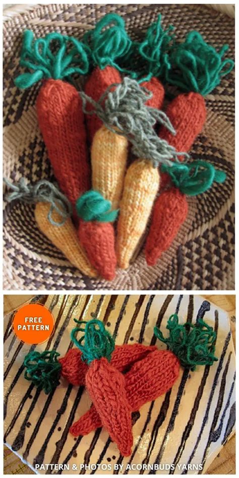 7 Free Cute Carrot Toy Knitting Patterns. 7 Free Cute Carrot Toy Knitting Patterns curated by The Knit Crew. Tiny Knitting, Toy Knitting Patterns, Carrot Pattern, Cute Carrot, Knitted Toys Free Patterns, Knitting Patterns Free Hats, Knitting Patterns Free, Free Knitting, Knit Patterns