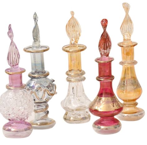 Amazon.com: CraftsOfEgypt Genie Blown Glass Miniature Perfume Bottles for Perfumes & Essential Oils, Set of 10 Decorative Vials, Each 2" High (5cm), Assorted Colors: Gateway Miniature Perfume Bottles, Egyptian Perfume, Egyptian Perfume Bottles, Holy Water Bottle, Decorative Bottles, Miniature Perfume, Genie Bottle, Essential Oil Set, Glass Vials