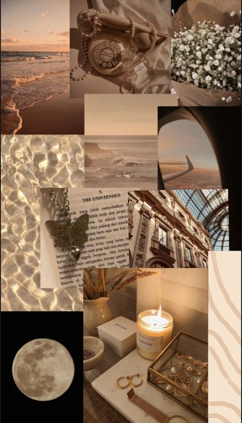 Beige Vibes Aesthetic, Beige Collage Wallpaper, Beige Collage, Brown Aesthetic Wallpaper, Preppy Wallpapers, Girl Wallpapers, Girly Wallpapers, Iphone Wallpaper Classy, Pretty Wallpapers Tumblr