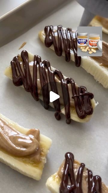 Nutee Peanut Butter on Instagram: "Indulge guilt-free with these 4 Ingredient Banana Snickers - a sweet treat that’s as easy to make as it is delicious! 🍌🍫 
Ingredients ⬇️
-bananas
-peanut butter
-chopped peanuts
-melted plant-based chocolate
*Optional* sea salt
#healthy #health #snickers #banana #fruit #Recipes #nutee #nuteepeanutbutter" Guilt Free, Peanut Butter Banana, 4 Ingredients, Plant Based, Peanut, Peanut Butter, Butter, Sweet Treats, Fruit