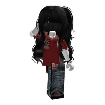 Roblox Avatars Hair, Roblox Avatars Without Headless, Headless Roblox Avatars, Roblox Fits Girl, Roblox Hair Combos, Roblox Girl Avatar, Emo Roblox Outfits, Roblox Gameplay, Rblx Avatar