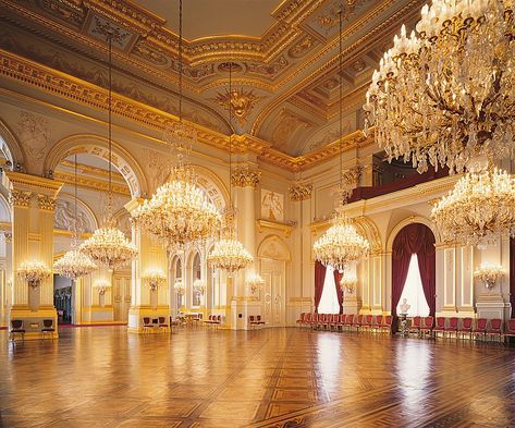 Empire Style reception room, Royal Palace of Brussels, Belgium. (and look at all those chandeliers.) Palace Interior, Castles Interior, Brussels Belgium, Royal Palace, Empire Style, Reception Rooms, Versailles, Brussels, Ballroom