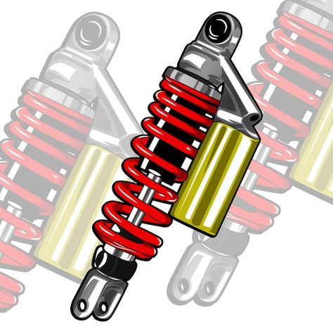 Shock Absorber, Vector Photo, Vector Design, Premium Vector, Vector Illustration, Quick Saves, Design, Art