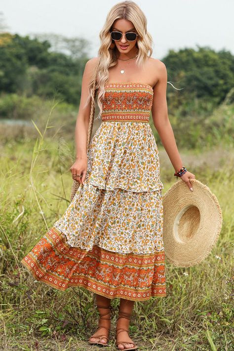 Beach dresses summer bohemian