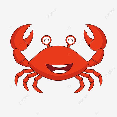 Crab Cute, Crab Clipart, Cartoon Crab, Ocean Clipart, Sunflowers Background, Invitation Clipart, Learning Websites, Sketches Simple, Clipart Cartoon