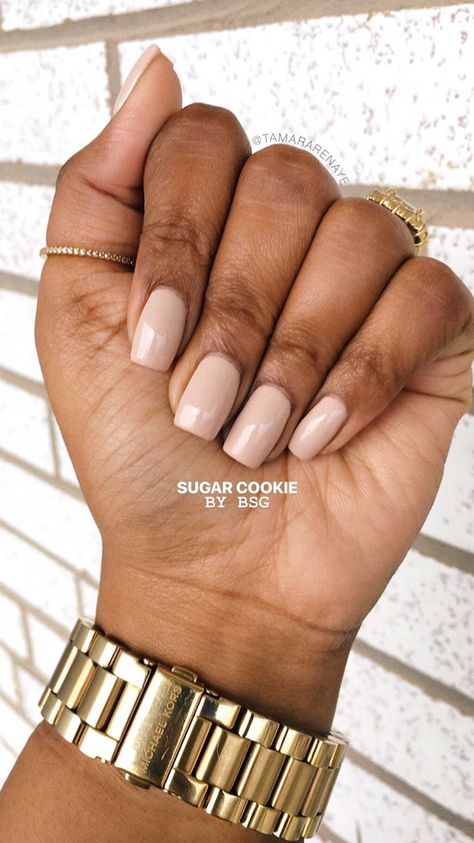 Natural Nails Manicure, Bauch Tattoos, Natural Acrylic Nails, Beige Nails, Work Nails, Short Square Acrylic Nails, Henderson Nv, Short Acrylic Nails Designs, Cat Kuku