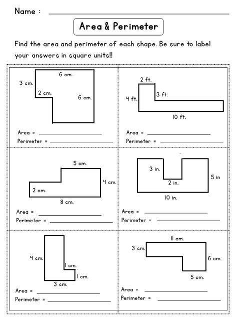 https://www.teacherspayteachers.com/Product/Area-and-Perimeter-Worksheet-10057968 Area And Perimeter Activities, Perimeter Of Shapes, Perimeter Activities, Area Lesson, 4th Grade Reading Worksheets, Area And Perimeter Worksheets, Finding Area, Math Story Problems, Area Worksheets