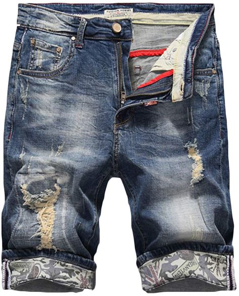 Casual Shorts For Men, Basic Jeans, Mens Jean Shorts, Jeans Models, Bermuda Short, Short Denim, Shorts Denim, Type Of Pants, Denim Trousers