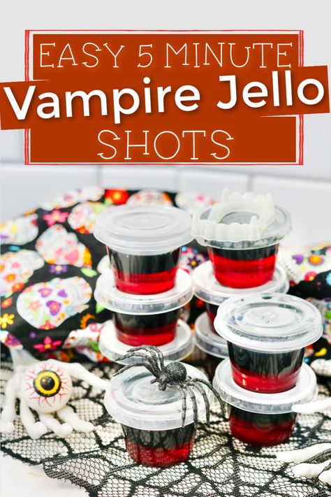 Vampire Kiss Jello Shots For Halloween Black Jello Shots, Red Jello Shots, Jello Shots Halloween, Creepy Vampire, Halloween Jelly, Jello Shooters, Halloween Jello Shots, Halloween Jello, Menu Halloween