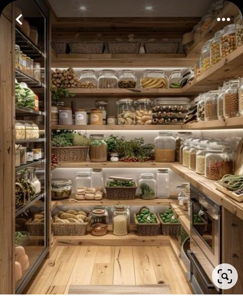 Desain Pantry Dapur, Desain Pantry, Kitchen Pantry Design, Pantry Design, Dream House Interior, Dream House Decor, Home Fashion, House Inspo, Dream Home Design